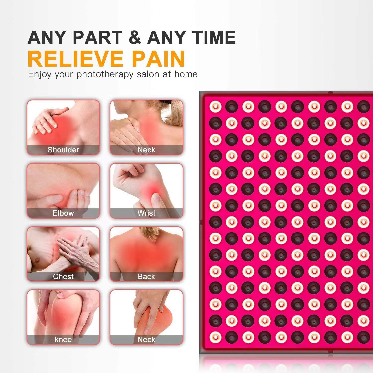 RedGlow Max – 225 LED Infrared Light Therapy Panel - Image 5