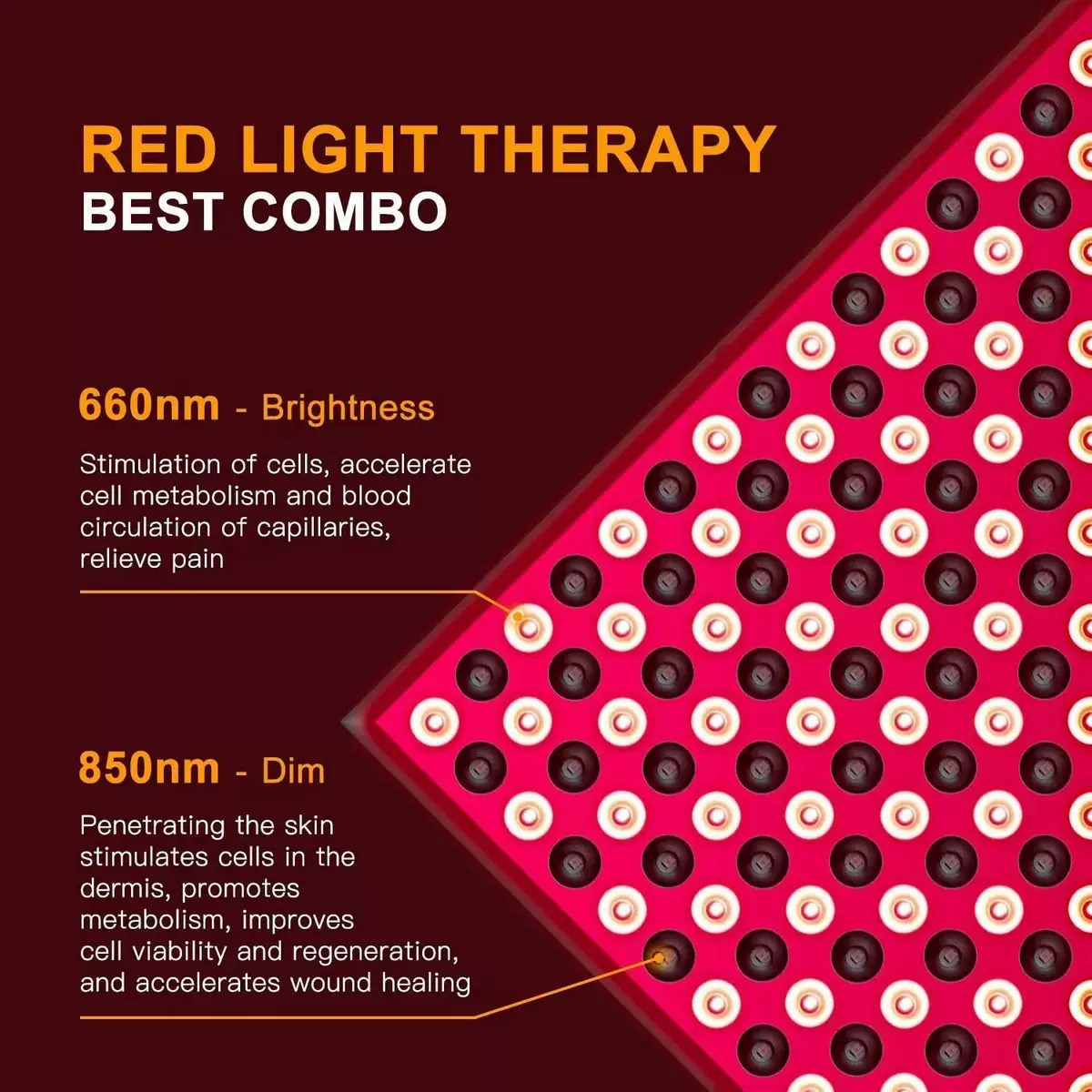 RedGlow Max – 225 LED Infrared Light Therapy Panel - Image 7