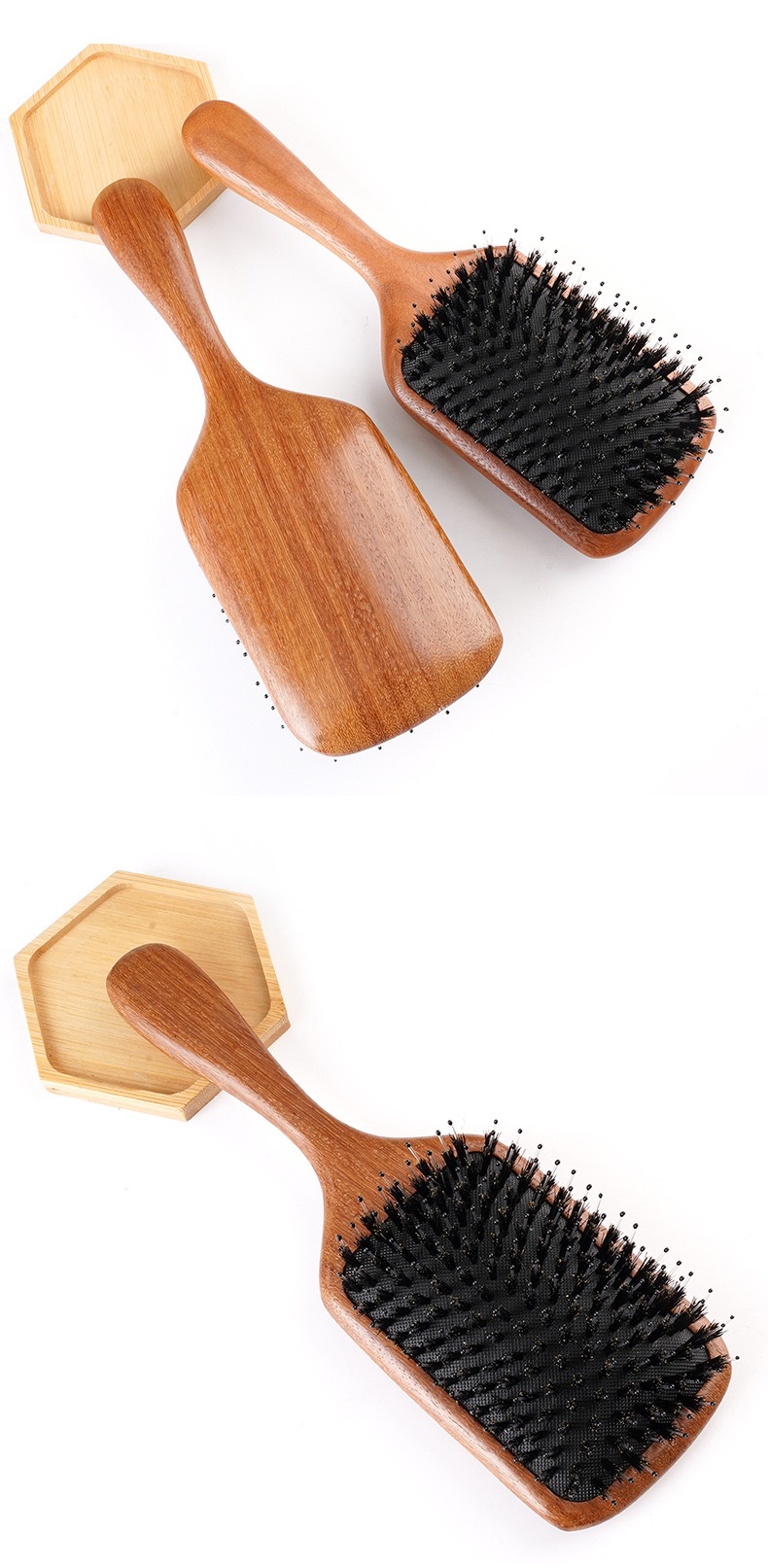 LYSF Beauty Premium Boar- Bristle Hair Brush. - Image 5